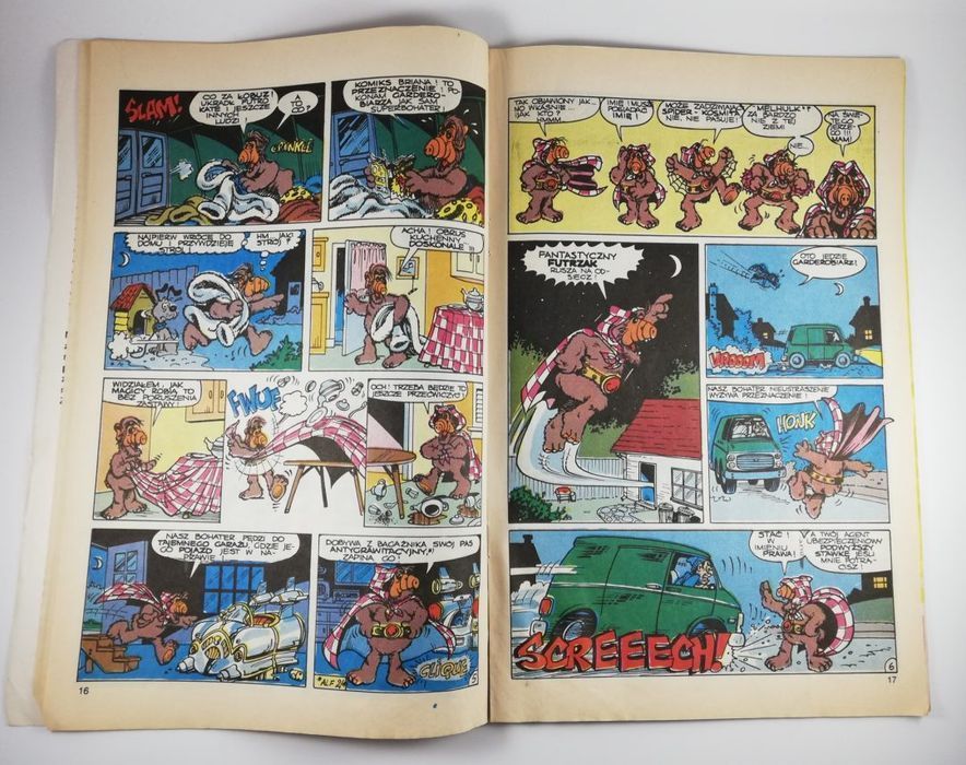 Stary komiks kolekcjonerski Alf Tm-semic 4/1991