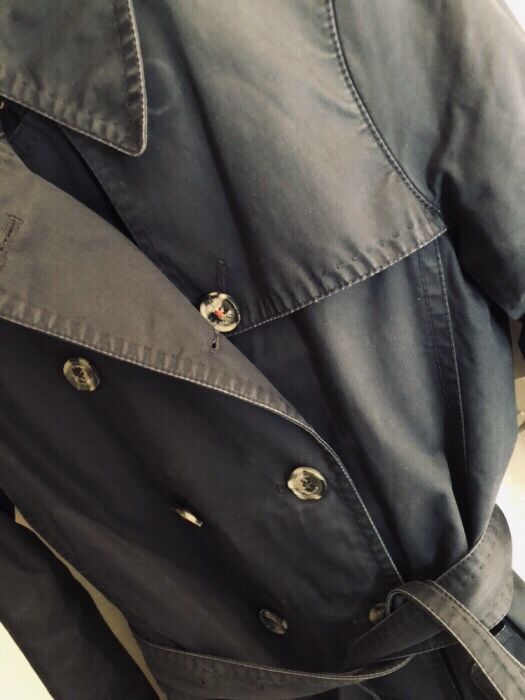 TOMMY HILFIGER Trencz rozmiar L granatowy!