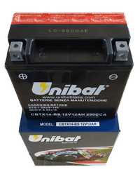 Akumulator Unibat AGM CBTX14-BS YTX14-BS ETX14-BS 12Ah 200A 12V NOWY