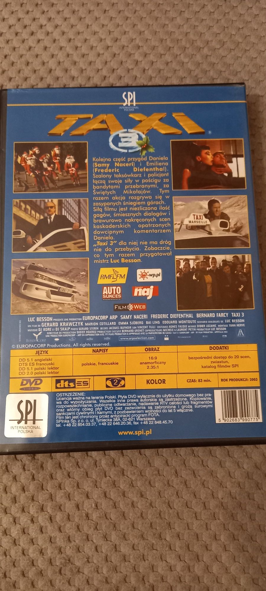 Taxi  3           dvd.