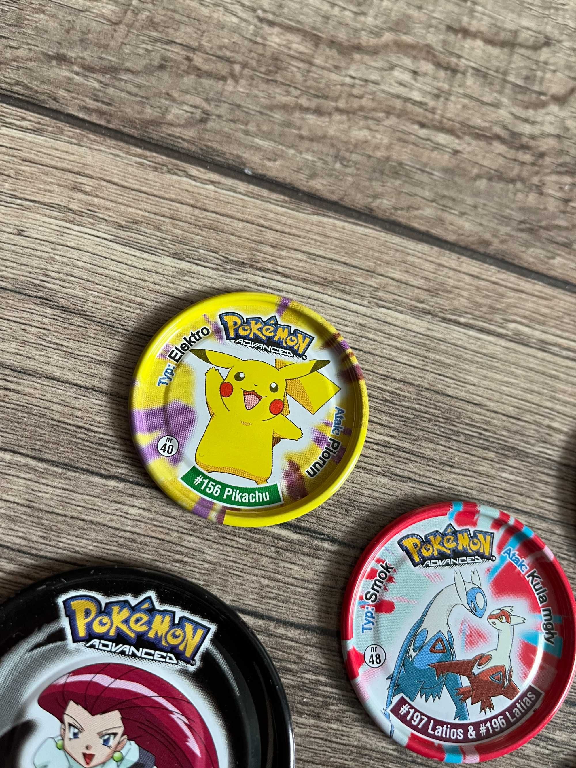 Pokemon tazo Advanced Set metal tazos