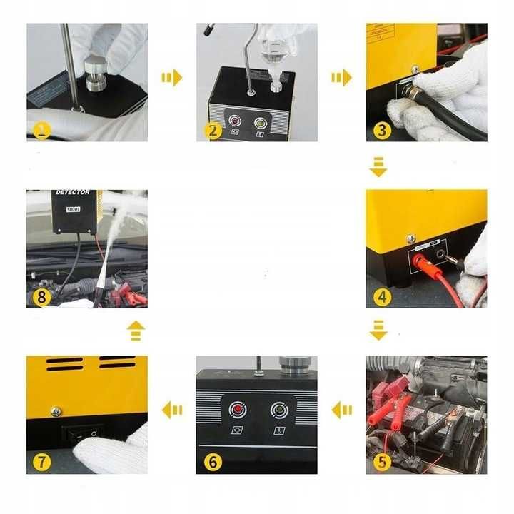 Generator dymu Tester szczelności Zadymiarka SOLARY SD301 Kompresor