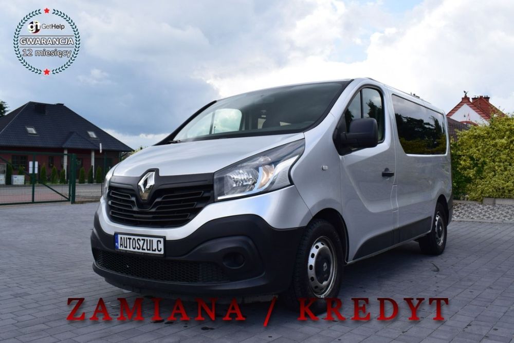 Renault Trafic 1.6 DCI, 9-OSOBOWY, Rodzinny, Komfortowy, 6-Biegów, Zarejestrowany