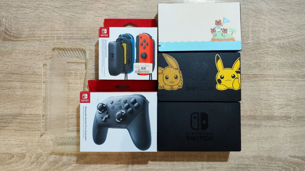 Nintendo switch блок питания, док станция, pro controller, аксессуары