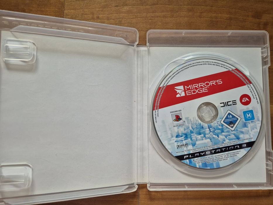 Диск з грою Mirror's Edge для PlayStation 3