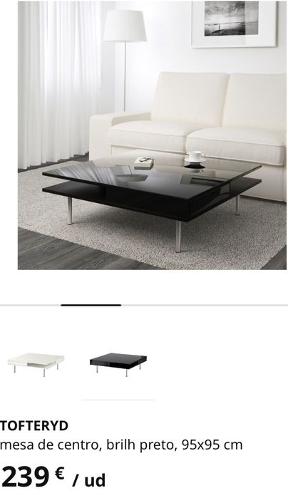 Mesa de centro ikea 95cm x 95cm
