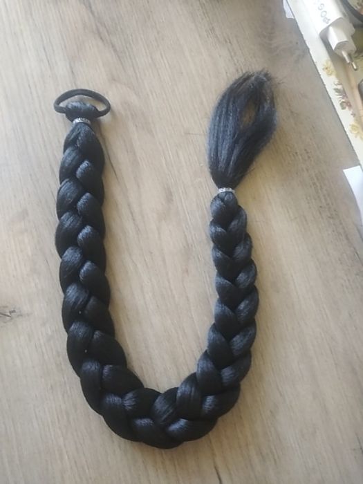 Красивая длинная черная коса 60 на 4
