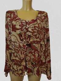 Wzorzysta bluzka z printem paisley 50 (22) Damart