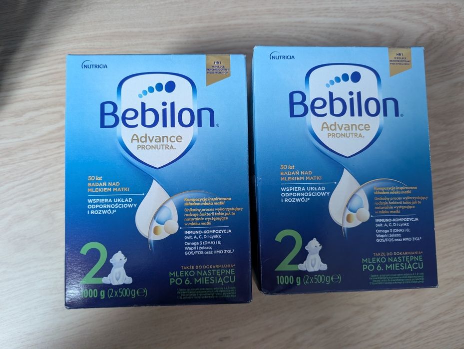 Bebilon advance 2 - 2 opakowania