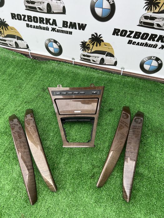 Декор дерево, вставки салона БМВ е83 Х3