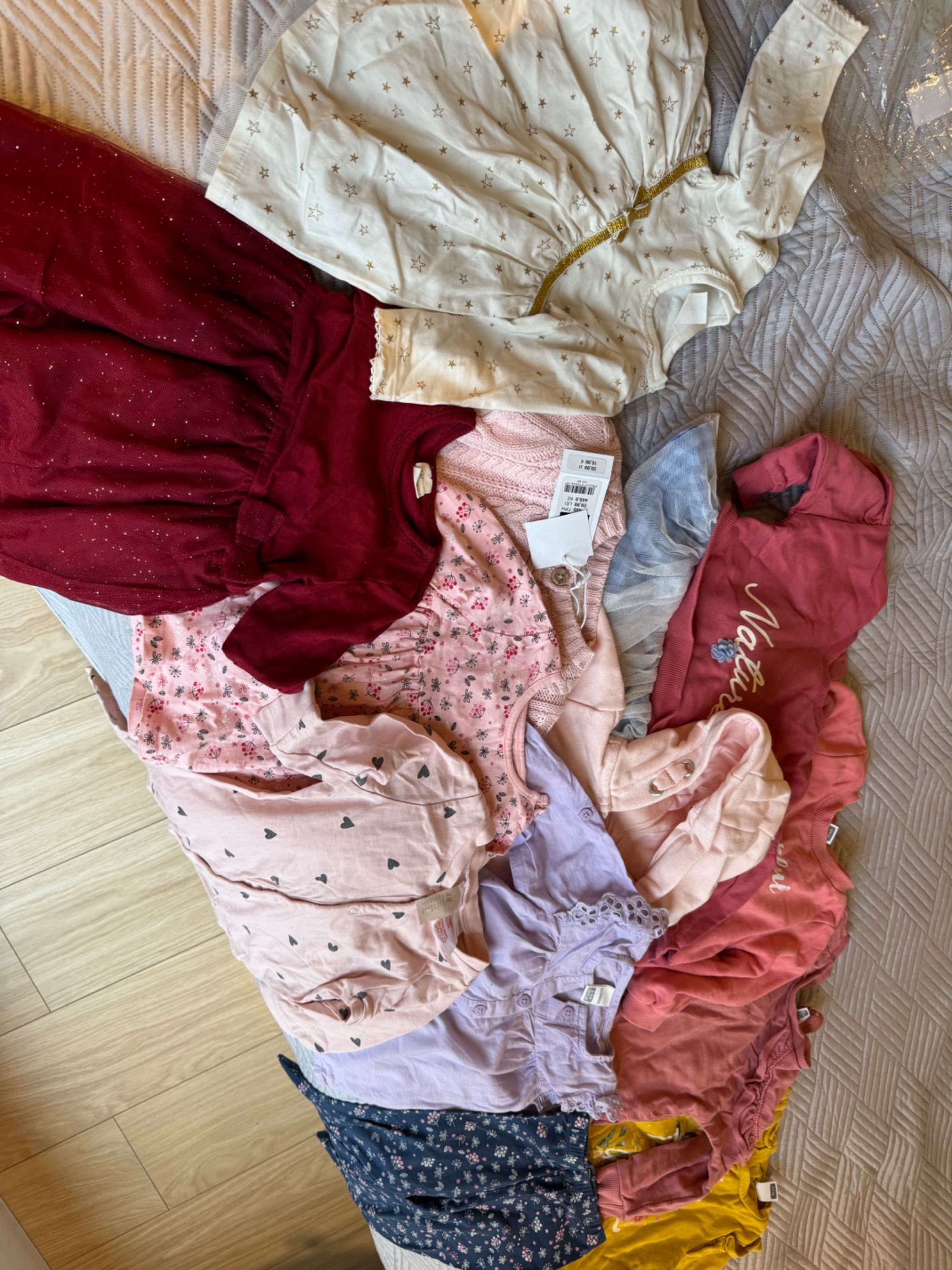 H&m lc waikiki rozne ubranka dziewczece 68 rozmiar