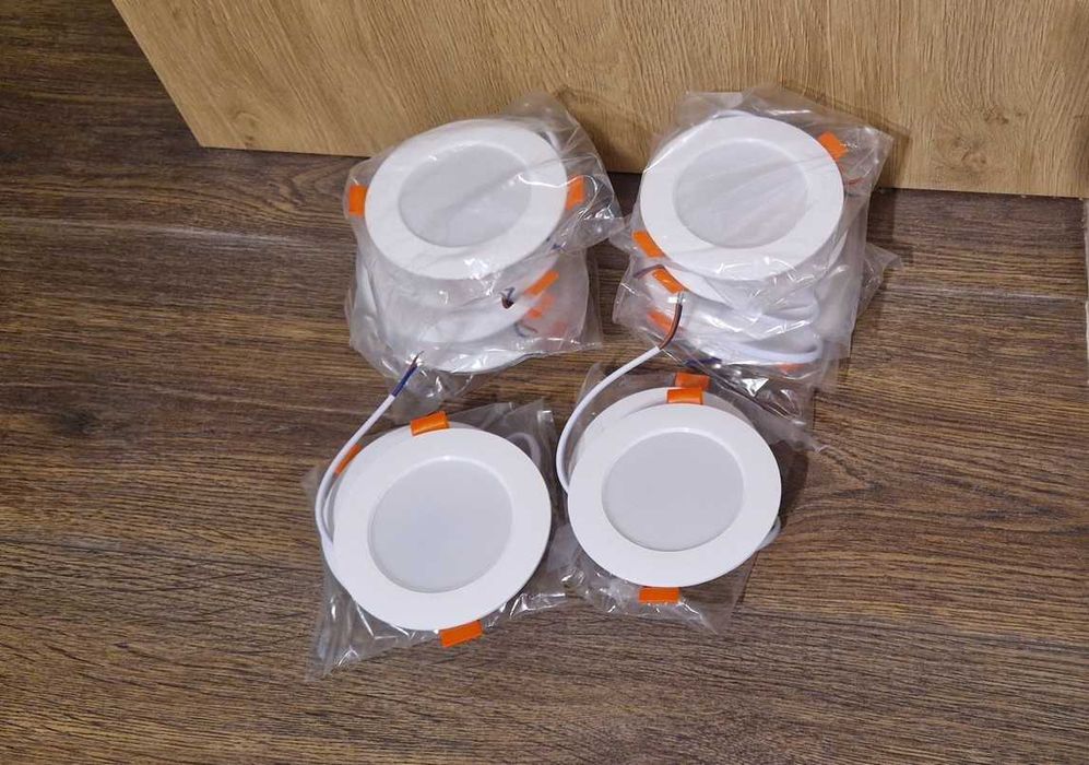 Wowatt downlight LED 12 szt. 7W, 600lm, IP44, nowe