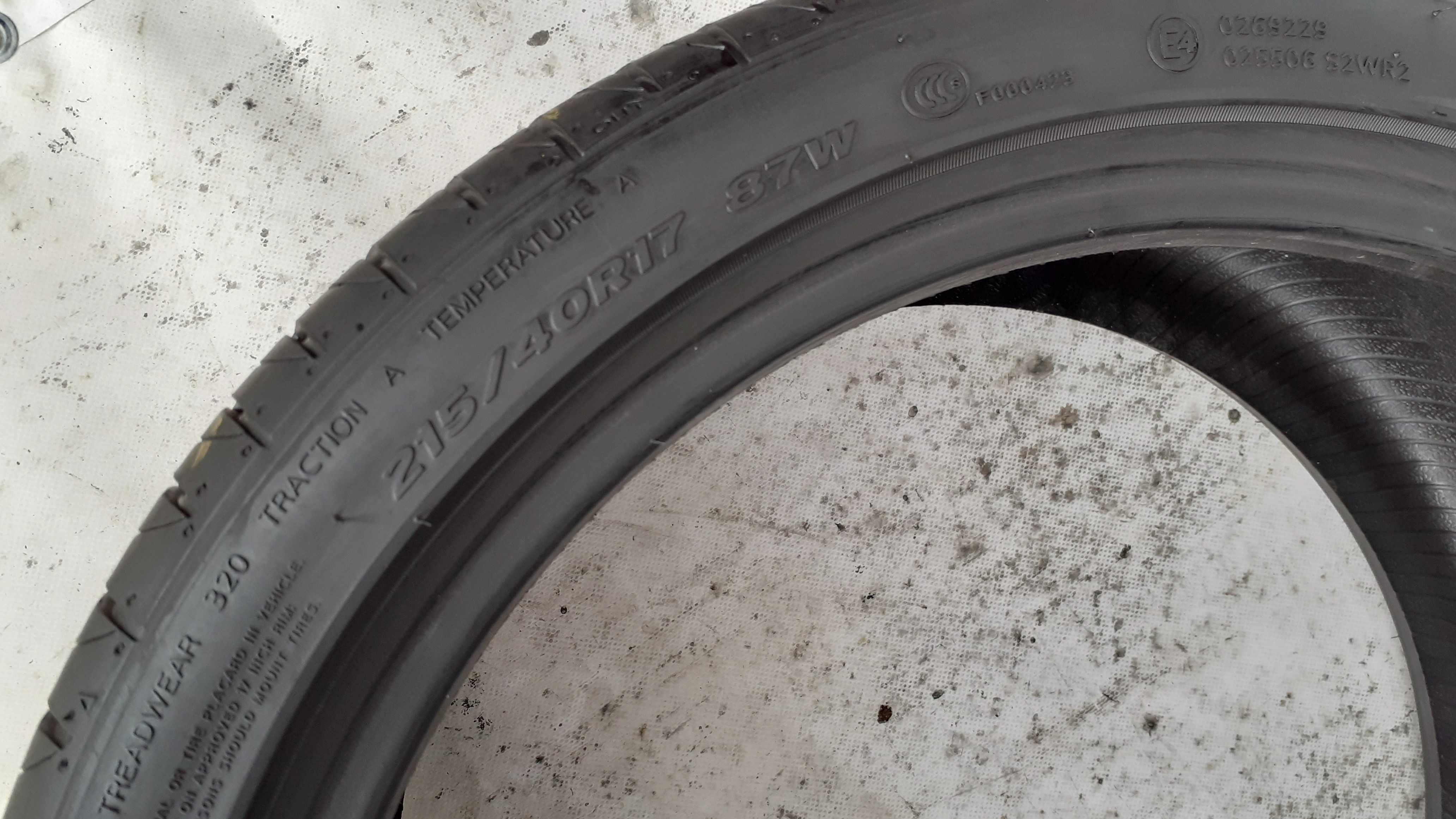 215/40/17 Hankook ventus prime 2