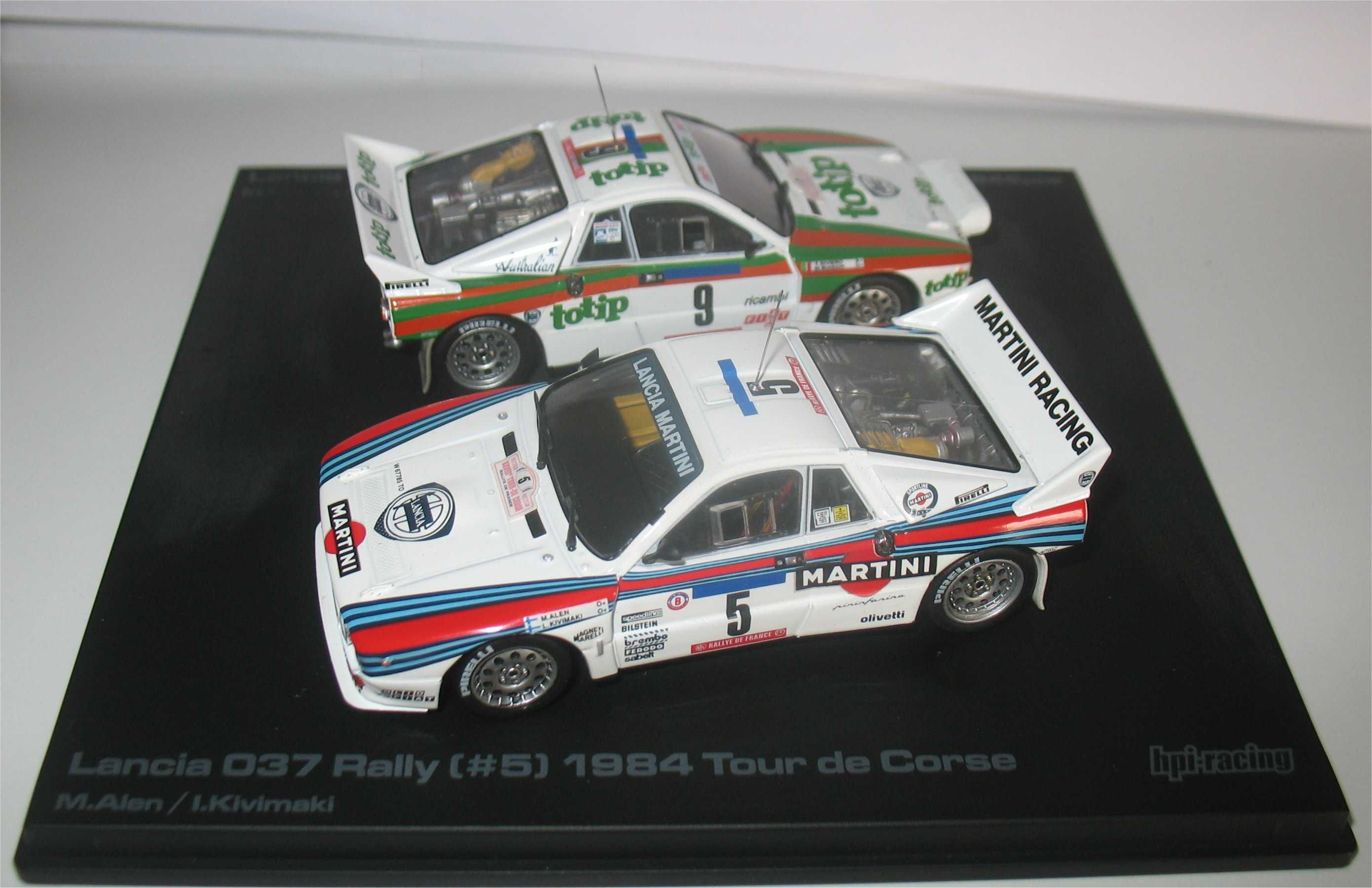 HPI - Lancia 037 Evo2 - Tour de Corse 1984 - Alen, Biasion (set duplo)