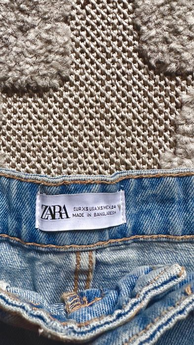 Krótka jeansowa Spódnica ZARA