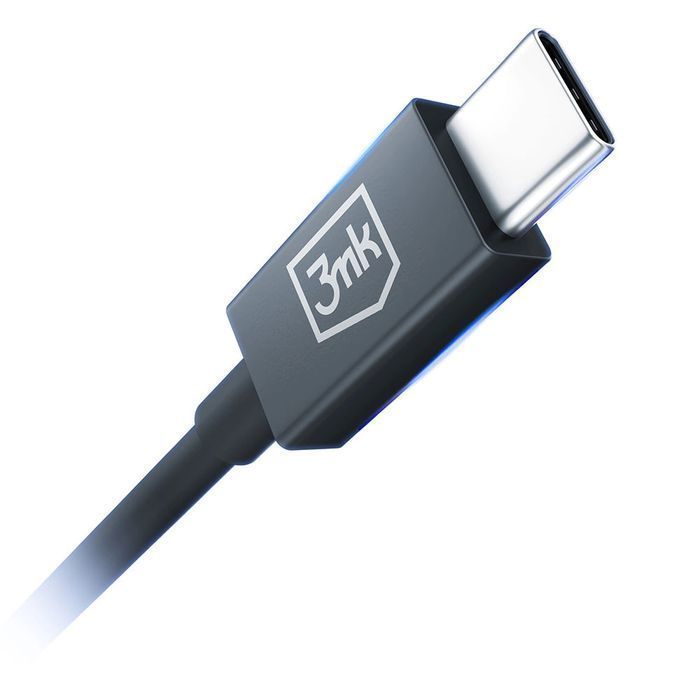 Kabel 3mk Hyper Cable ThunderBolt 240W - czarny