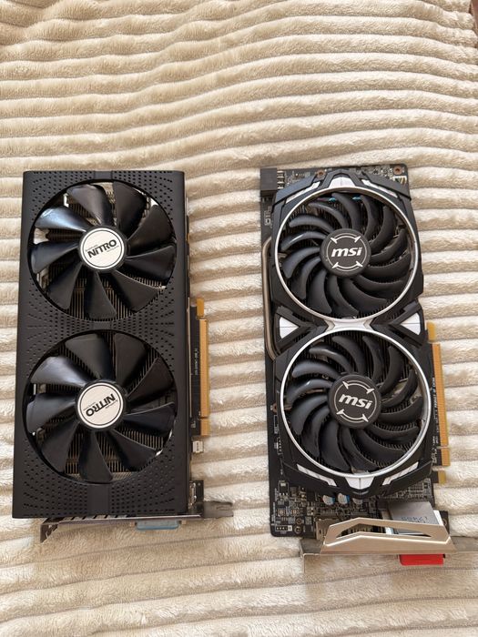 Відеокарти RX 580 - Sapphire і MSI, 8GB