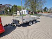 Przyczepa towarowa burtowa  2000dmc Hapert 2002r Sprowadzona 180x3.3m