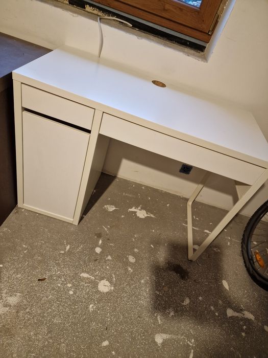 Biurko białe MICKE IKEA