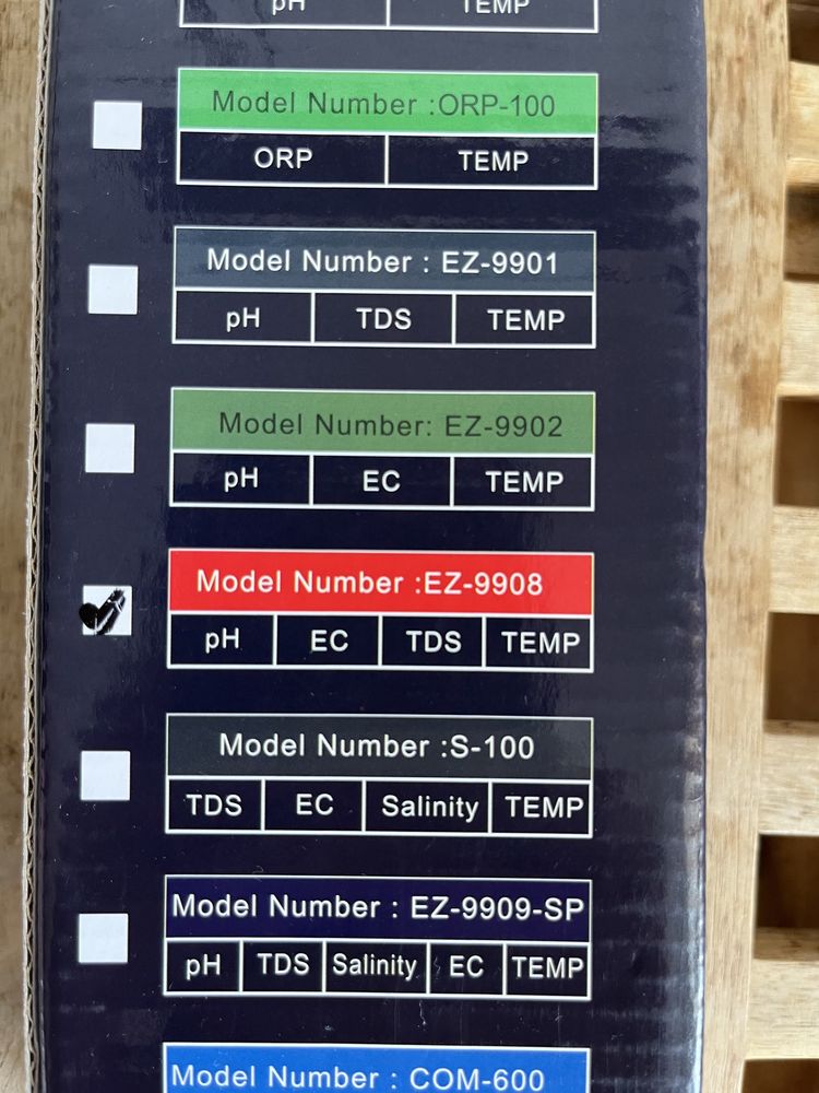 Miernik tester jakości wody pH metr pH/EC/TDS/TEMP