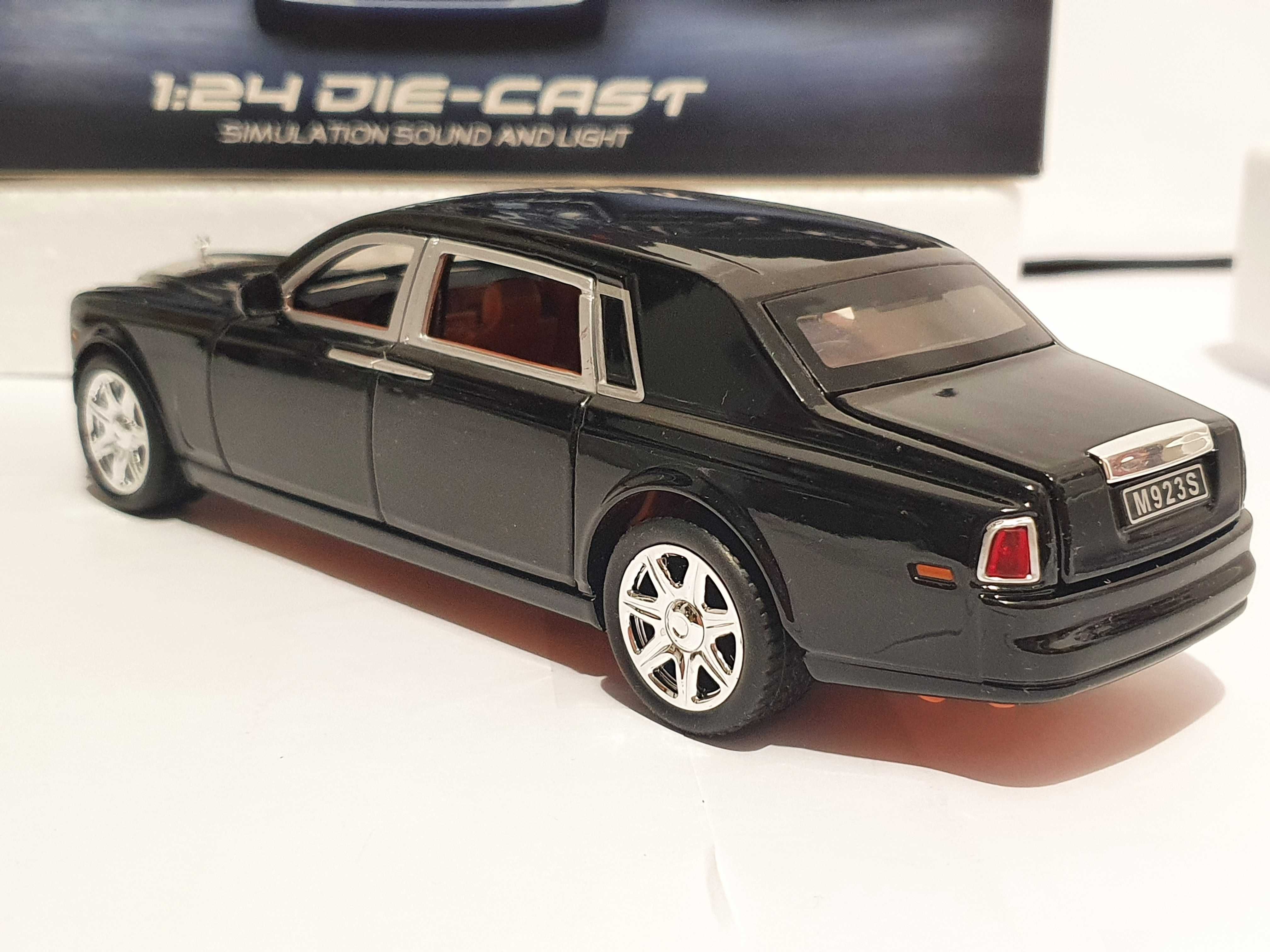 ROLLS ROYCE auto model Die Cast metalowy 1/24 samochod swiatlo dzwiek