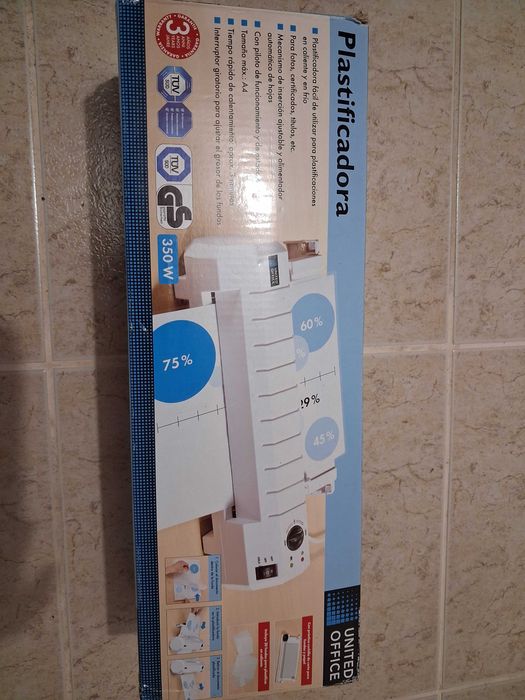 Plastificadora tamanho A4 united office