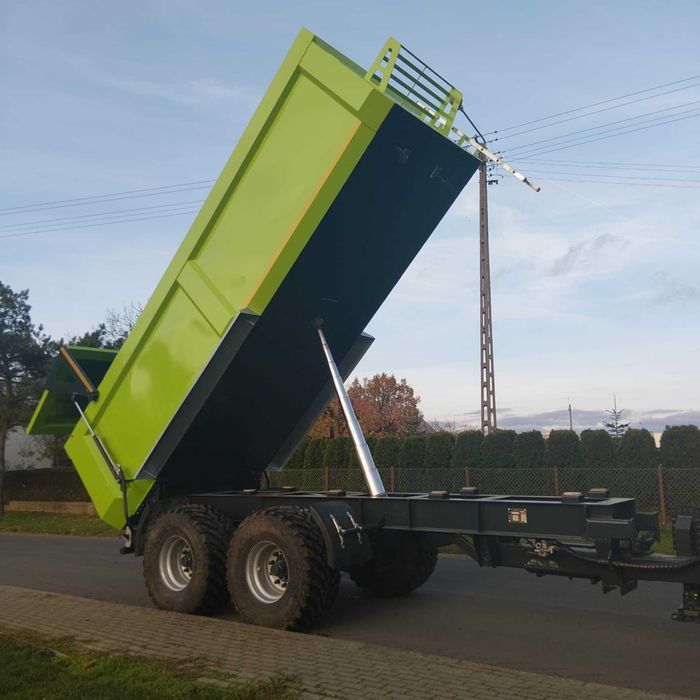 Tandem wywrotka 20T skorupa szerokie koła joskin mamut beco