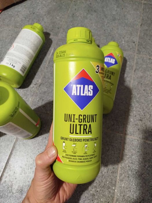 Atlas Uni-Grunt Ultra - grunt penetrujący - 1L - 7 sztuk - nowy