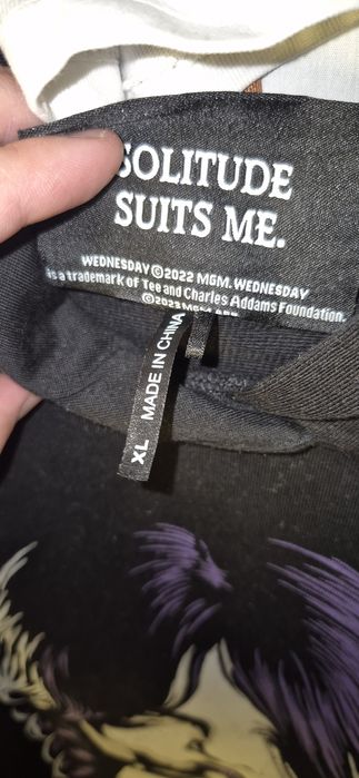 Худі Wednesday або плаття XL