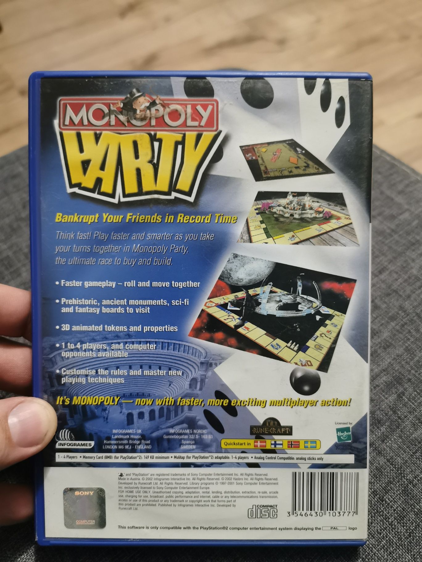 Gra ps2 monopoly party
