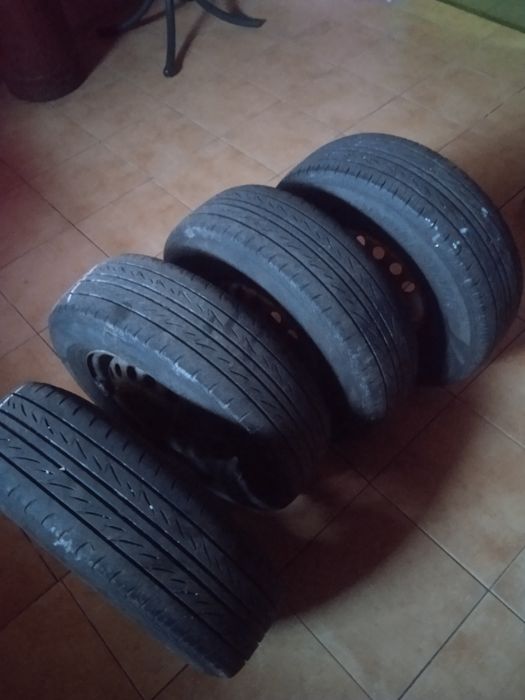 Резина літня з дисками Ланос