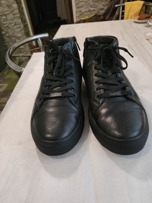 Ботинки мужские зимние натуральная кожа 43р, б/у.