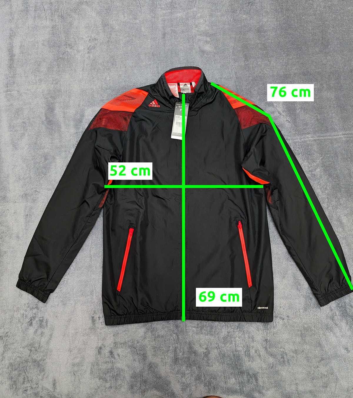 Adidas nowa kurtka wiatrówka sportowa football S G74070