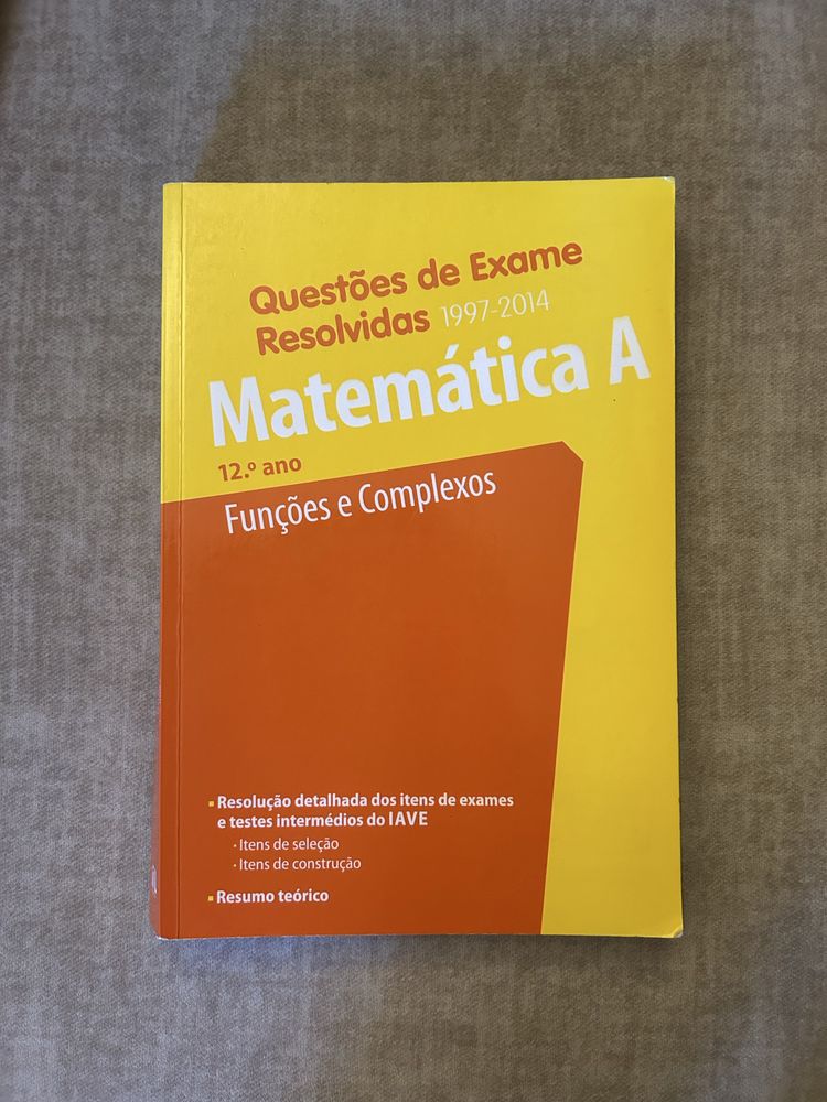 Questões de Exame Resolvidas | Matemática A