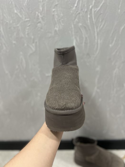 Ugg Classic mini Diper grey сірі угги 38 розмір