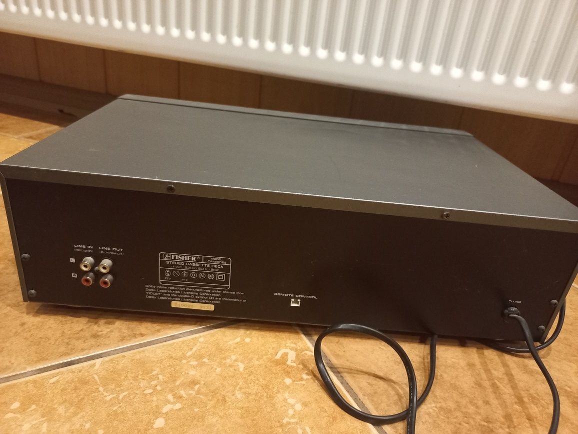 Magnetofon 2 kasetowy Fischer