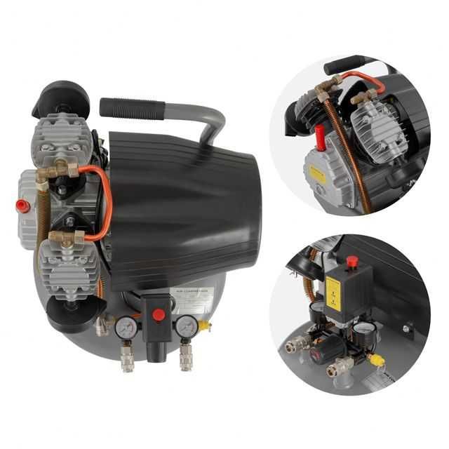 Компресор 80л, 2.2 кВт, 8 aтм, 2 циліндри. INTERTOOL PT-0018.