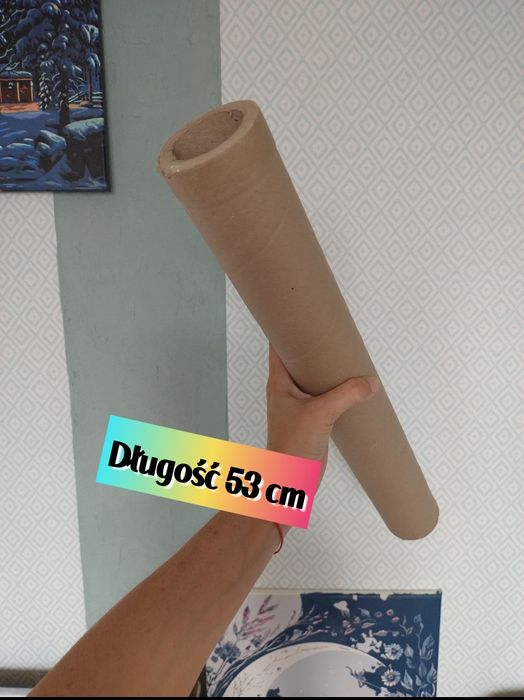 Tuba tekturowa, słupek tuleja kartonowa, filar, drapak 7x53