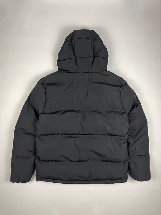 Куртка Pull&Bear Puffer Hooded Jacket (M) чорна чоловіча пуховик