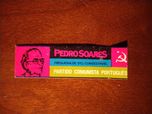 Autocolante político PCP anos 70 - Campo de Ourique Santo Condestável