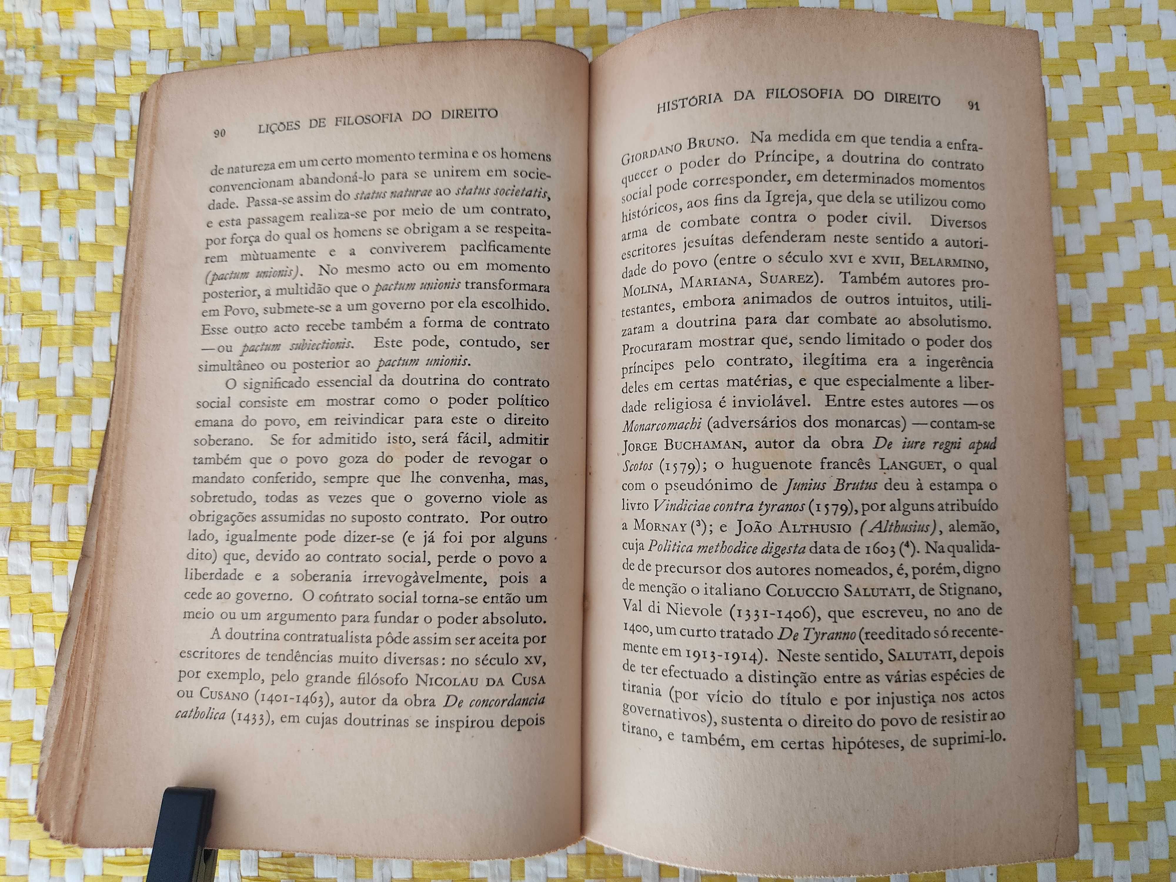 Lições de filosofia do direito
 Giorgio del  Vecchio