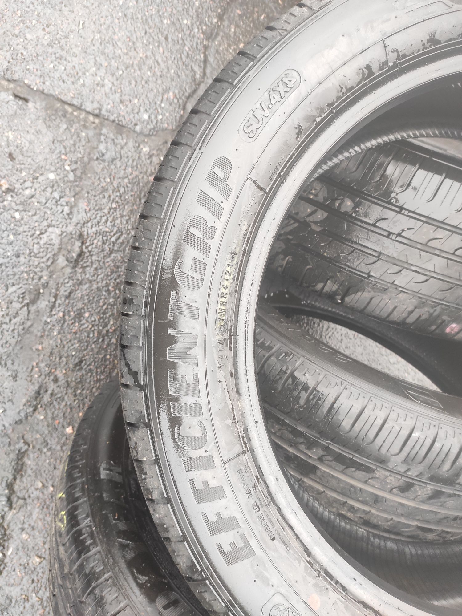 Летняя резина 225.55.19 Good Year Eff.Grip.SUV.21.20г.7мм.6.2мм.Japan.