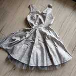 High Style srebrna sukienka 36 S