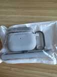 Airpods pro 1/2 etui szare + dlugopis do czyszczenia