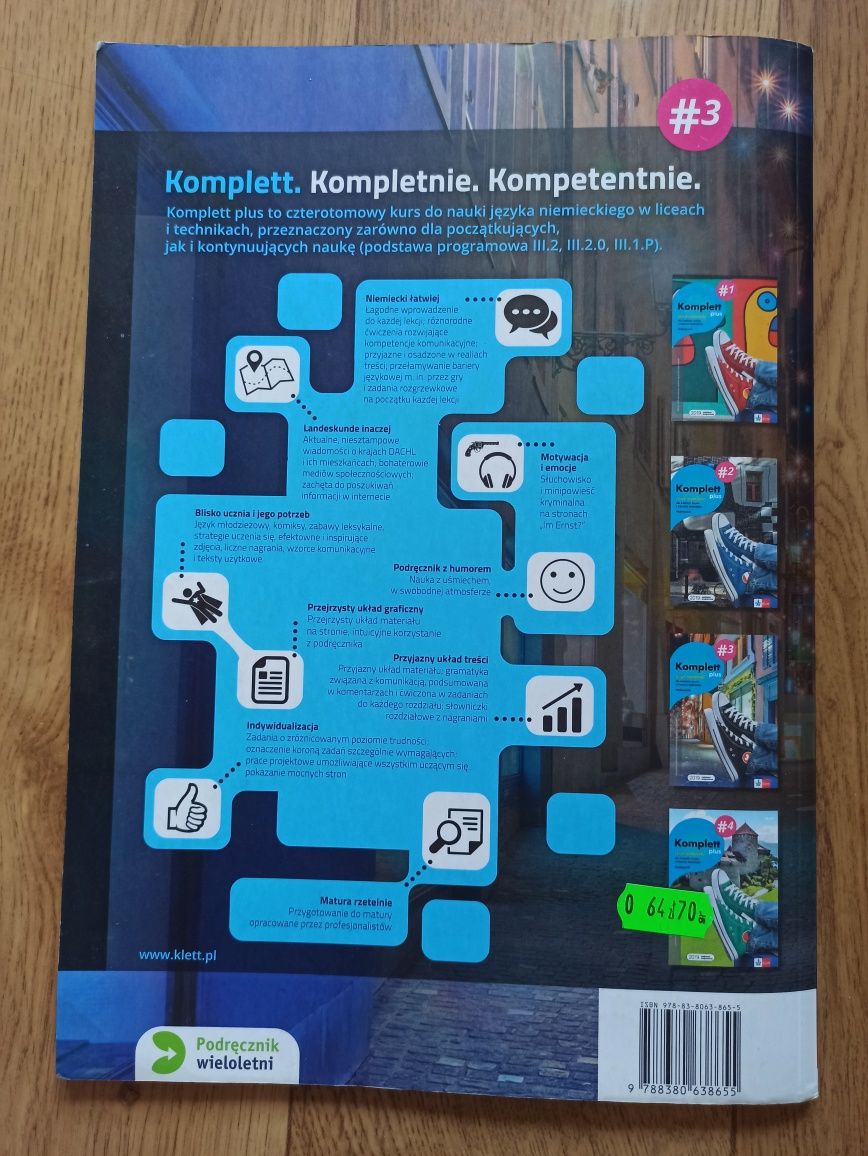 Komplett plus 3. Podręcznik