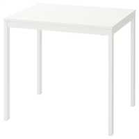 Stół biały rozkładany Ikea Vangsta 120x70