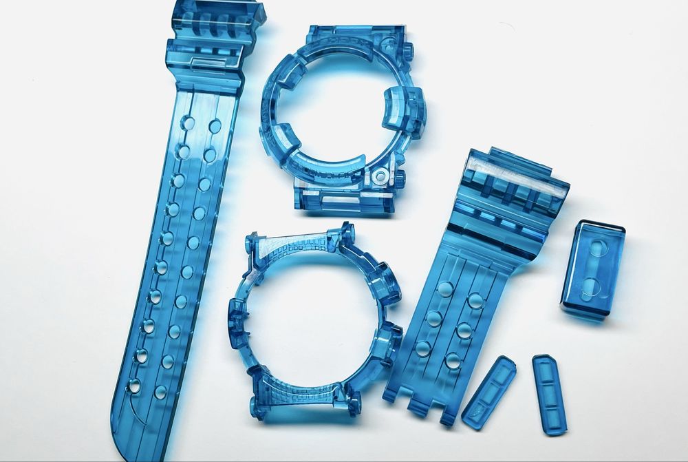 Casio G-Shock GWF-1000 frogman zesatw custom bezele i paski niebieski