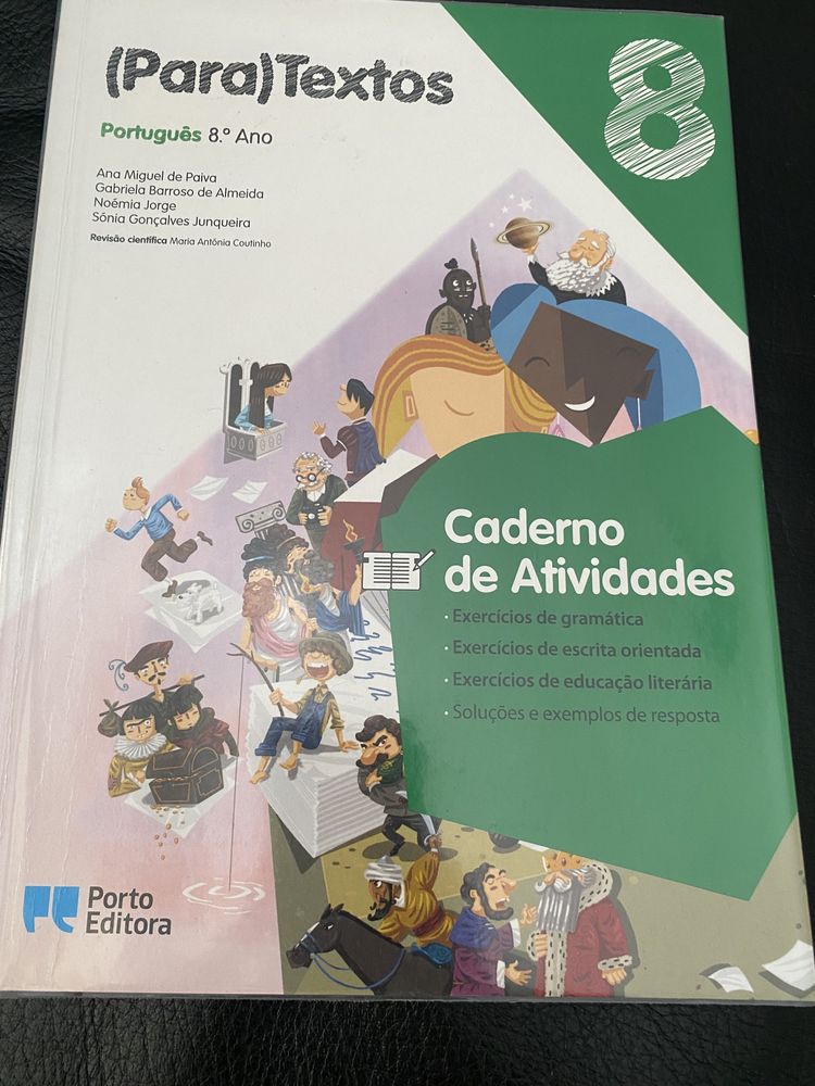 Livros escolares/ atividades 8 ano