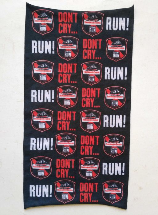 Баф DONT CRY... RUN! black Buff бандана  балаклава