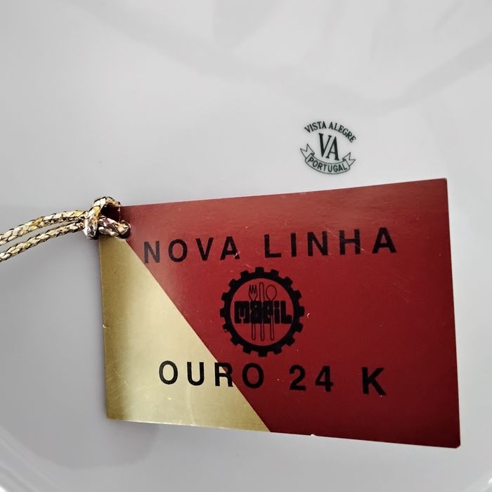 Prato bolo e talheres da Vista Alegre